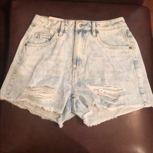 High Rise Mom Shorts || New. Never Worn